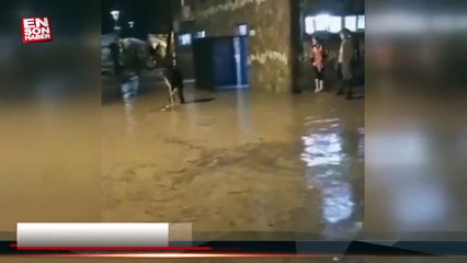 Kahramanmaraş'ta sel felaketi depremzedelerin çadırlarını vurdu