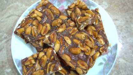 Only 2 Ingredients Peanut Chikki Recipe | 5 Minutes Peanut Chikki Making | Winter Special Chikki