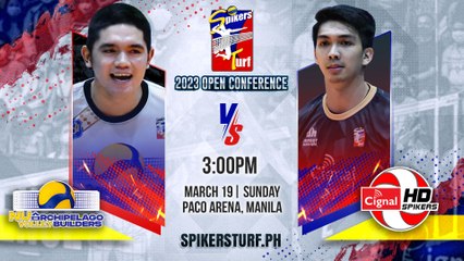 GAME 2 MARCH 19, 2023 |NU ARCHIPHELAGO BUILDERS vs CIGNAHL HD SPIKER  |  OPEN CONFERENCE