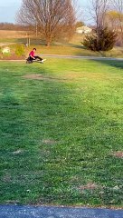 Brother Crashes Dirt Bike into Sister