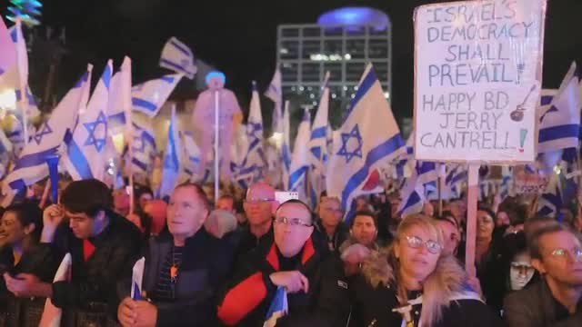 Continúan las protestas en Israel por la reforma judicial de Gobierno