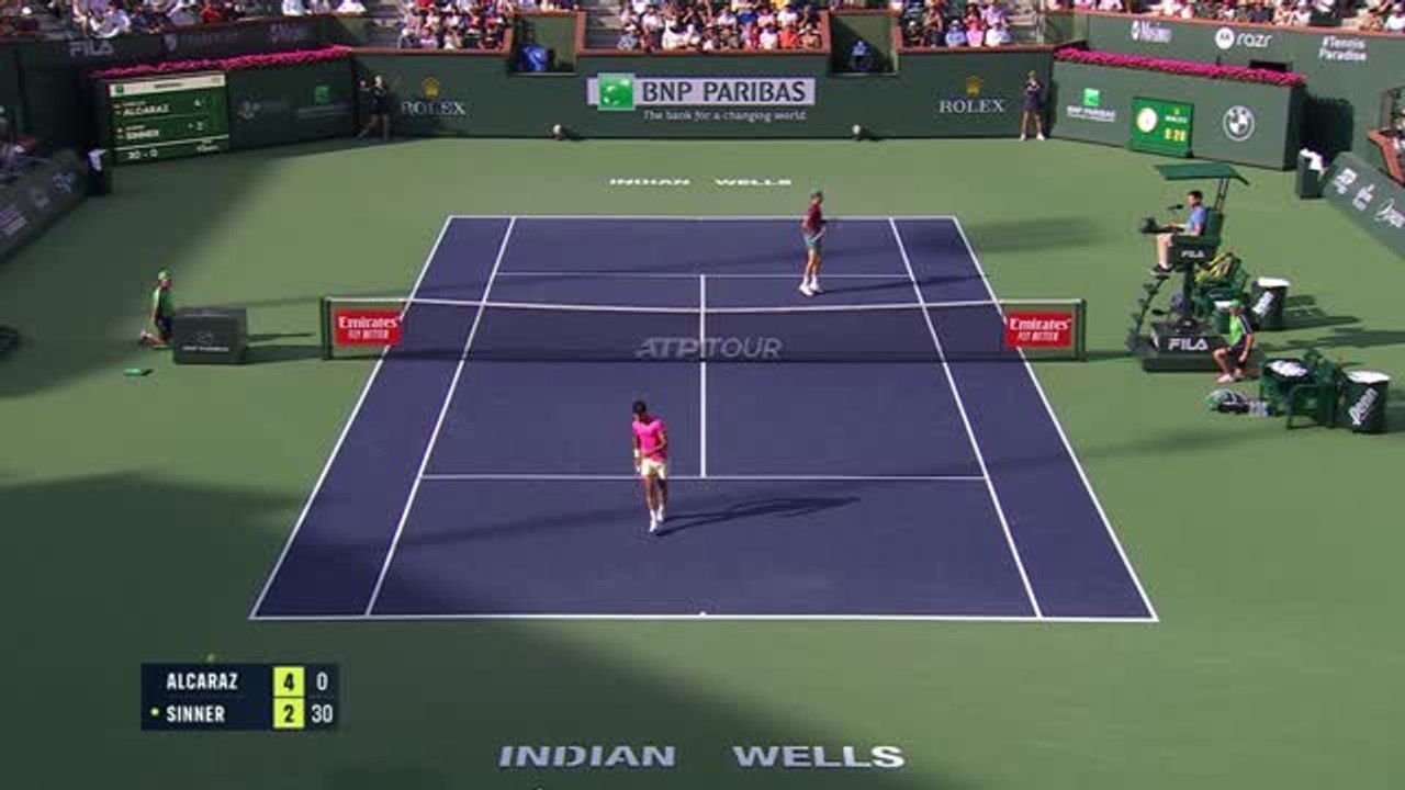 Highlights: Alcaraz bestätigt starke Form