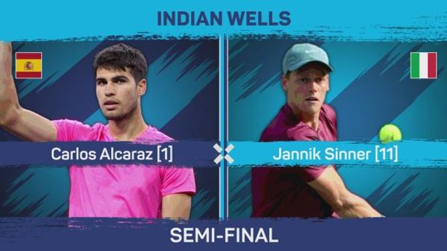 Alcaraz beats Sinner to set up Medvedev final at Indian Wells