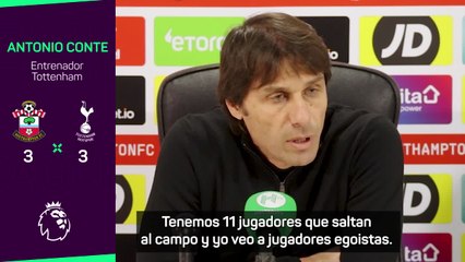 Brutal rajada de Conte contra sus jugadores