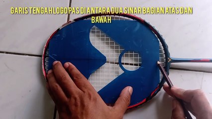 Mencoba Buat sendiri Logo Victor raket badminton