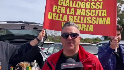 Tifosi Catanzaro a Salerno