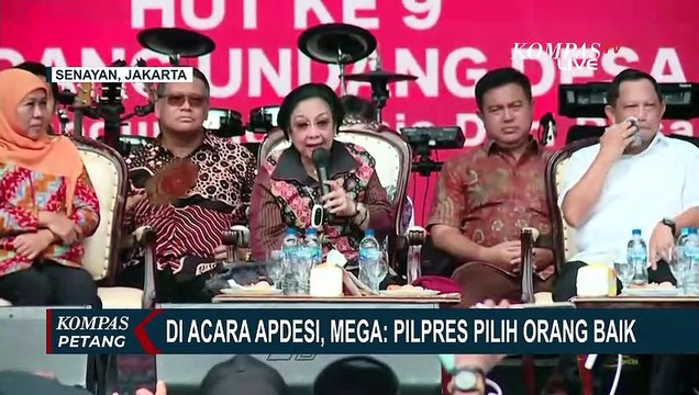 Pidato di Acara Apdesi, Megawati: Pemilu Pilih Orang yang Baik