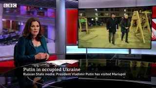 Vladimir Putin pays visit to occupied Mariupol in Ukraine – BBC News