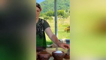 WOW, Cooking Lunch in a Huge Iron Barrel! Juicy Chicken Azerbaijan Recipe!