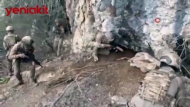 Jandarmadan nokta operasyon! Terör örgütü PKK'nın ana silah deposu ele geçirildi