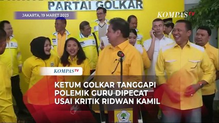 Ini Tanggapan Ketum Golkar soal Polemik Guru Dipecat Usai Kritik Ridwan Kamil