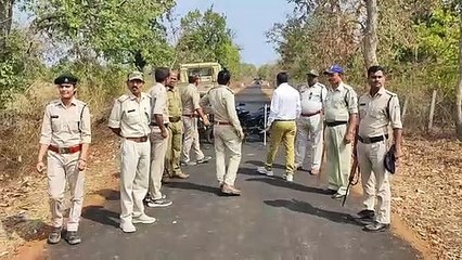 वीडियो : जंगल की फेंसिंग में फंसा तेंदुआ