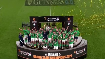 Tải video: VI Nations - L'Irlande soulève le trophée