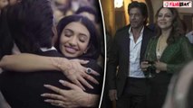 Ananya Panday की Cousin Alanna Panday के Reception से SRK की Dance Video Viral, Alanna को किया Hug