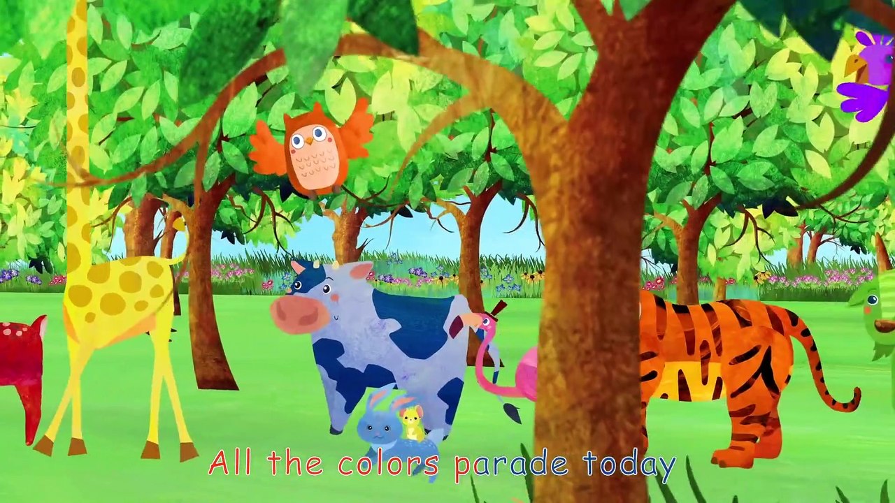 Color Songs Collection ｜ Red, Orange, Yellow, Green, Blue, Purple, Pink