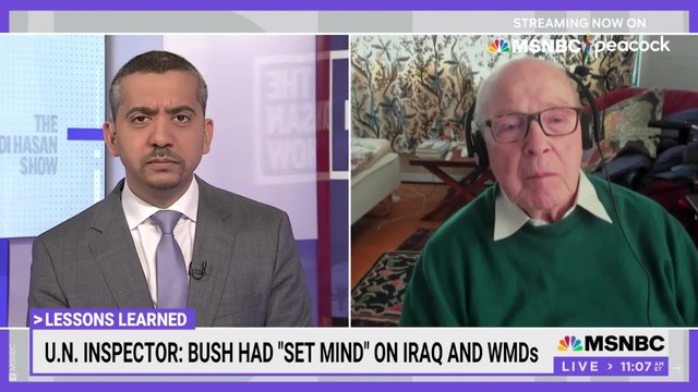 Former UN weapons inspector says Tony Blair and George Bush should face trial for Iraq War