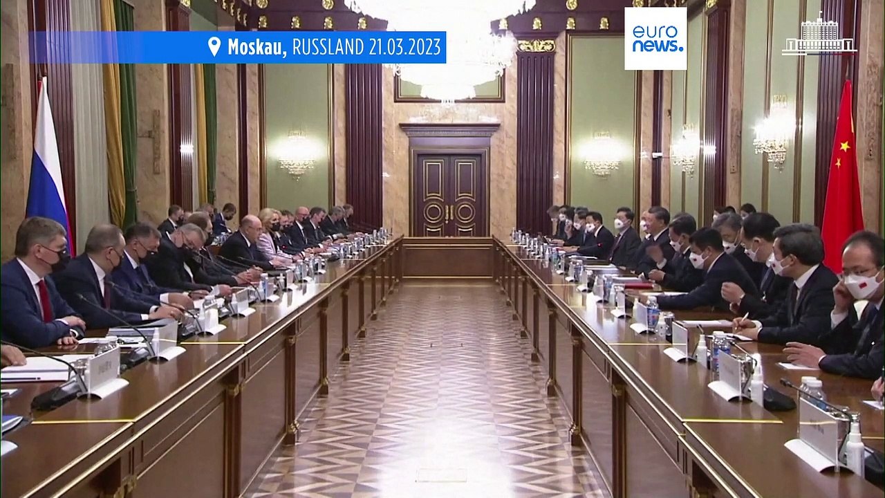 Xi jinping in moskau: wirtschaftsgespräche mit mischustin