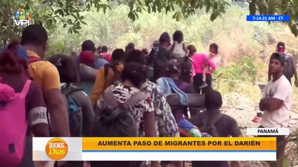 Aumenta el paso de migrantes por la peligrosa selva del Darién