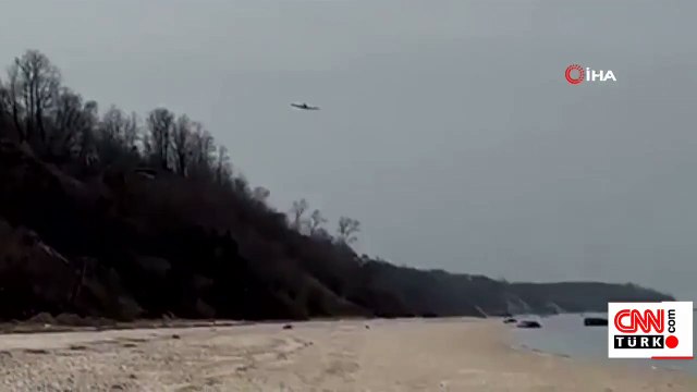 ABD'de küçük uçak, acil iniş yaparken denize sürüklendi