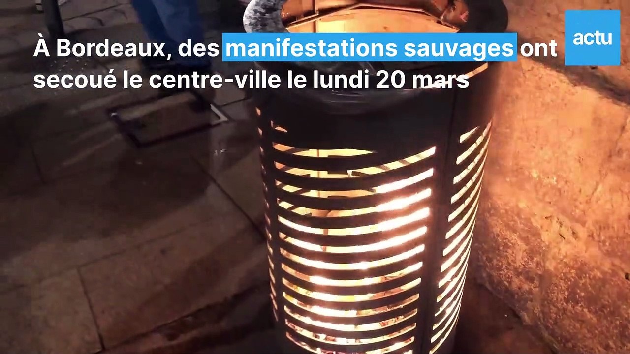 Manifestation du 20 mars à Bordeaux contre la réforme des retraites et le recours au 49.3