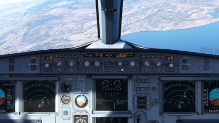 MSFS 2020 A320 FENIX Atterro LGAV 03R