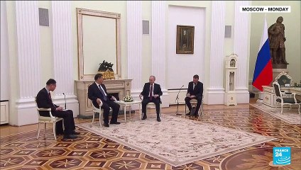 China's Xi says ties with Russia are a priority during Moscow trip