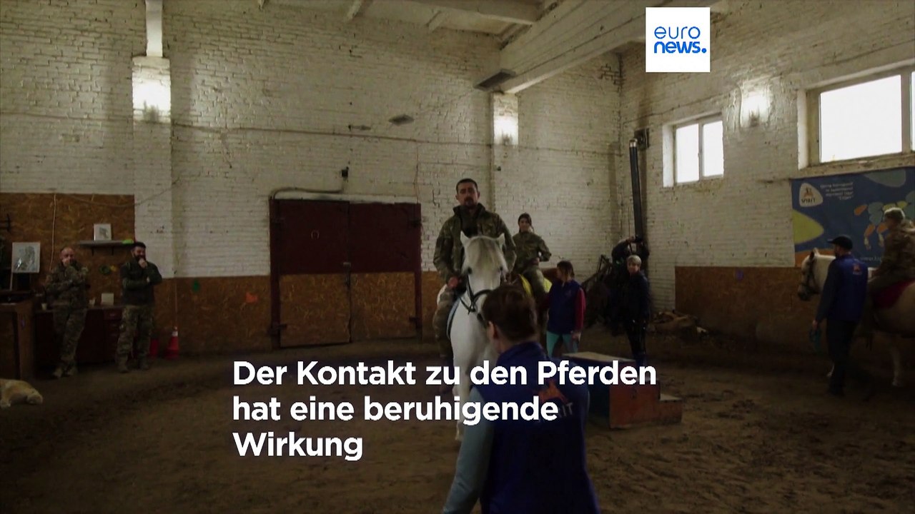Pferdetherapie hilft ukrainischen Soldaten mit PTBS, den Krieg zu verarbeiten