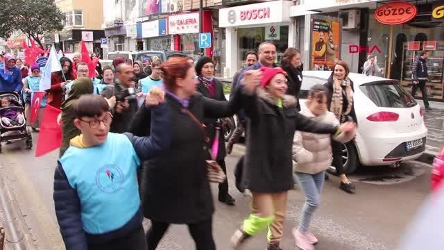 21 MART DÜNYA DOWN SENDROMU GÜNÜ İÇİN FARKINDALIK YÜRÜYÜŞÜ