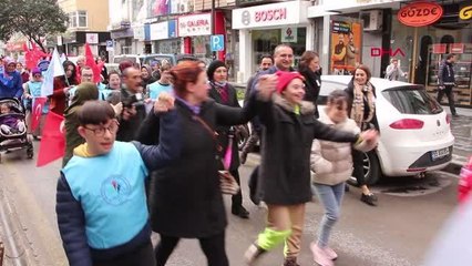 21 MART DÜNYA DOWN SENDROMU GÜNÜ İÇİN FARKINDALIK YÜRÜYÜŞÜ