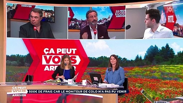 Julien Courbet charie un journaliste en direct dans son émission Ça peut vous arriver.