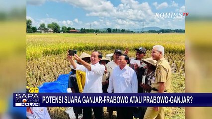 Momen Jokowi, Ganjar, dan Prabowo Bertemu di Kebumen