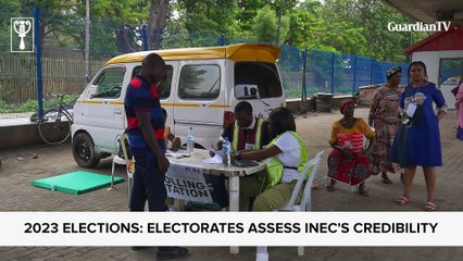 2023 elections: Electorates assess INEC's credibility