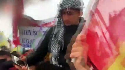 Meral Akşener yoldaşlarını görsün! HDP'nin kutlamasında "Öcalan" küstahlığı