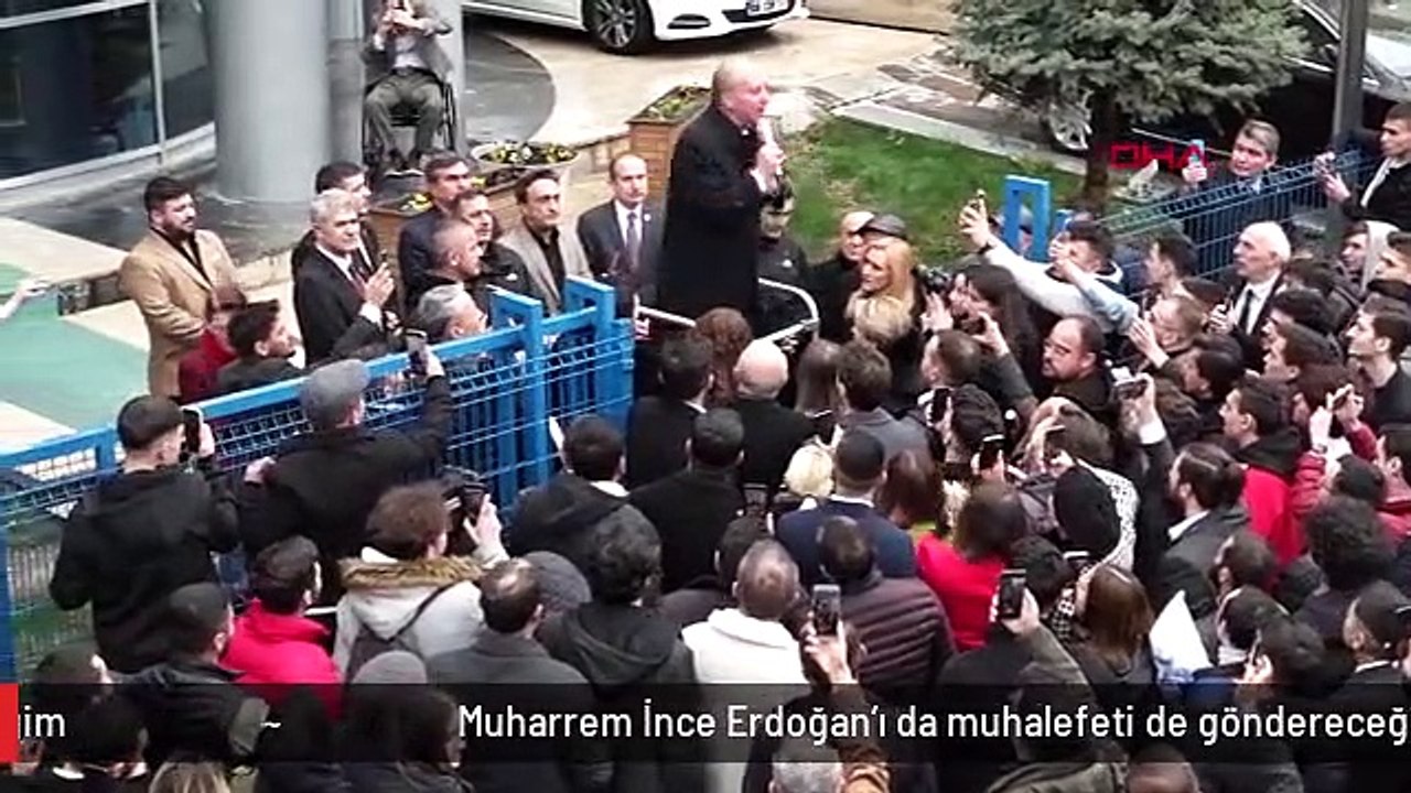 Muharrem İnce Erdoğan'ı da muhalefeti de göndereceğim