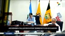 teleSUR Noticias 11:30 19-03: Pérdidas humanas por sismo ascienden en Ecuador