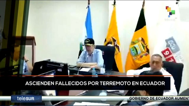teleSUR Noticias 11:30 19-03: Pérdidas humanas por sismo ascienden en Ecuador