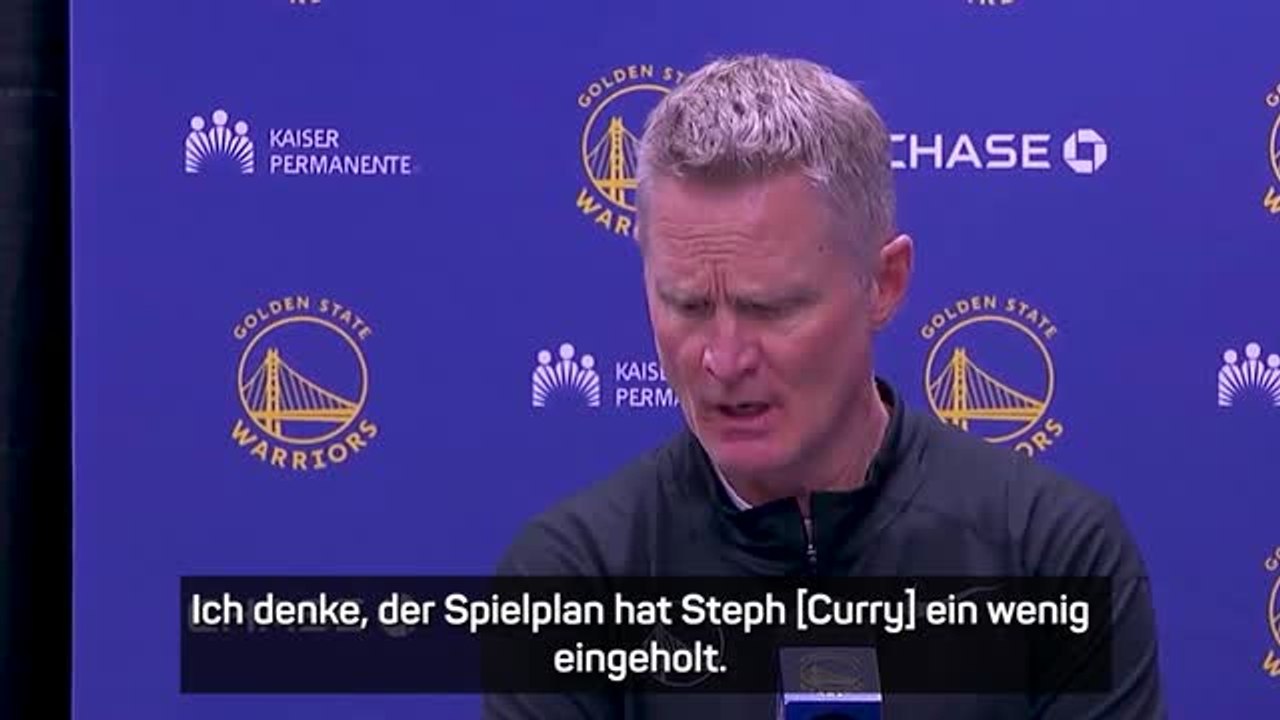 Kerr über curry: "seine beine waren nicht da"