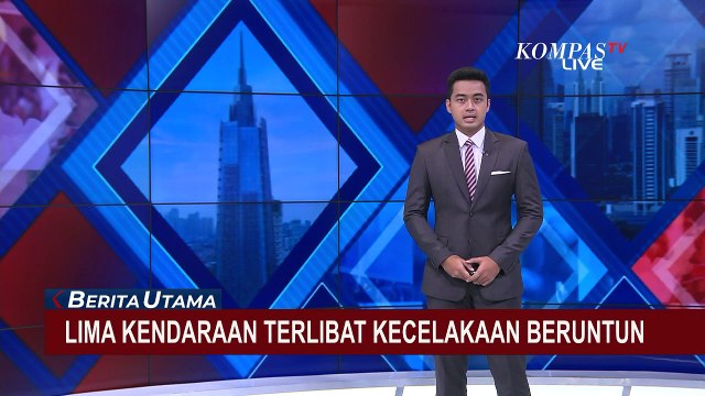 AKibat Sopir Ngantuk, 5 Kendaraan Roda Empat Terlibat Kecelakaan Beruntun!
