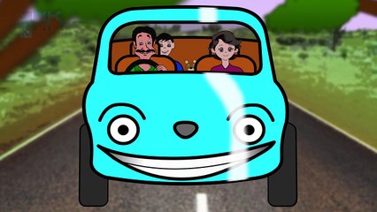 Here Is A Car _ Cartoon Nursery Rhymes Song _ Kids Nursery Poem - English Rhymes Song