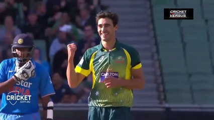 Mitchell Starc Terrific Spell vs India  : Mitchell starc Bowling  : Mitchell starc Bowling vs India  : India vs Australia