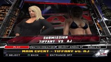 WWE SmackDown vs. Raw 2011 Tiffany vs AJ