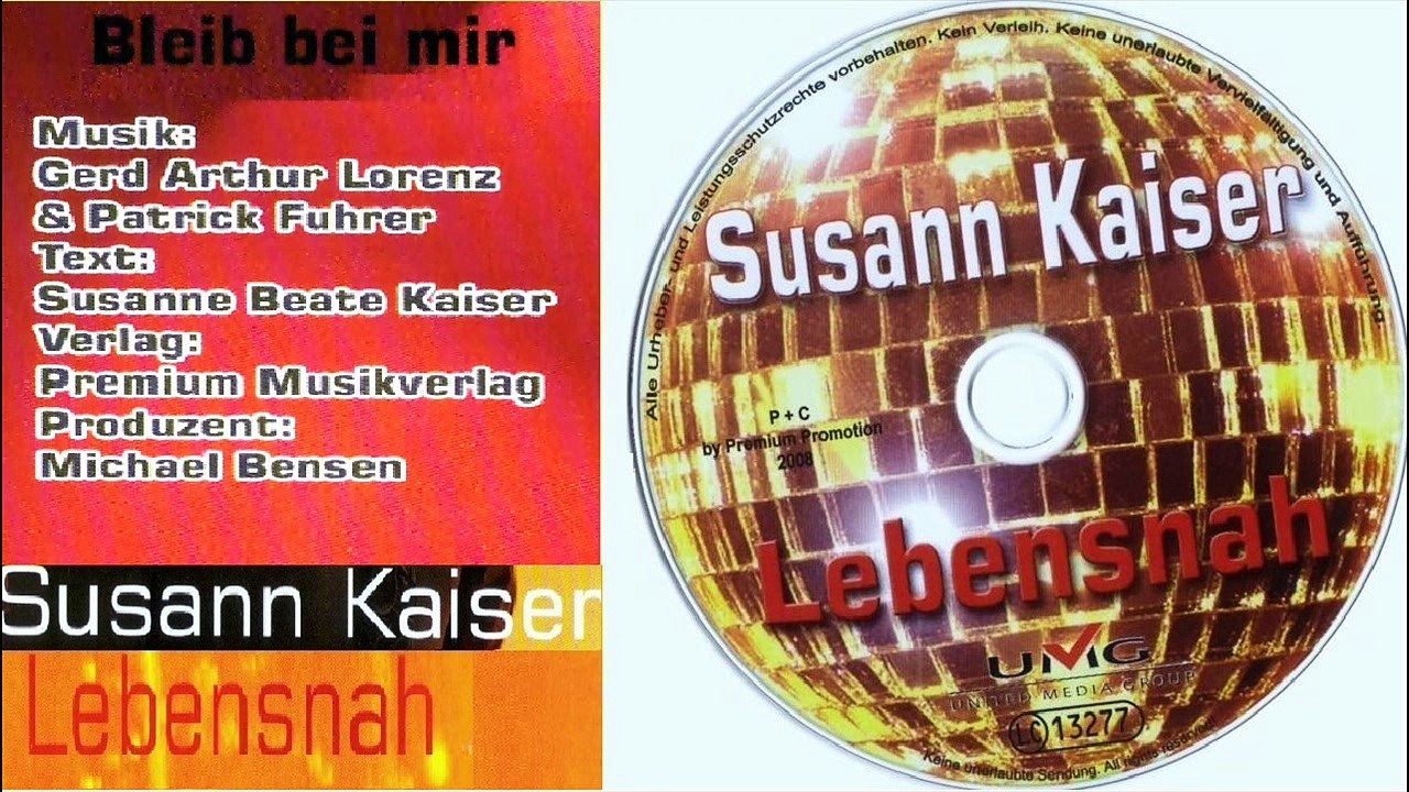 SUSANN KAISER — Bleib bei mir