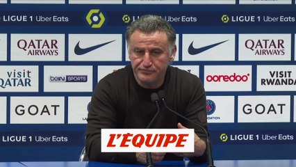 Galtier : « Ce match ne doit pas tout remettre en cause » - Foot - PSG