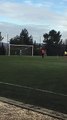 Penalty reussi d'Elias U15 contre Trets en coupe de Provence