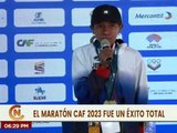 Más de 5 mil personas participaron en el Maratón CAF 2023 en Caracas