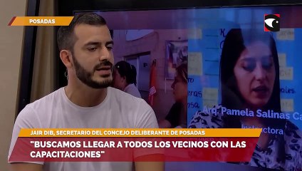 "Buscamos llegar a todos los vecinos con las capacitaciones"