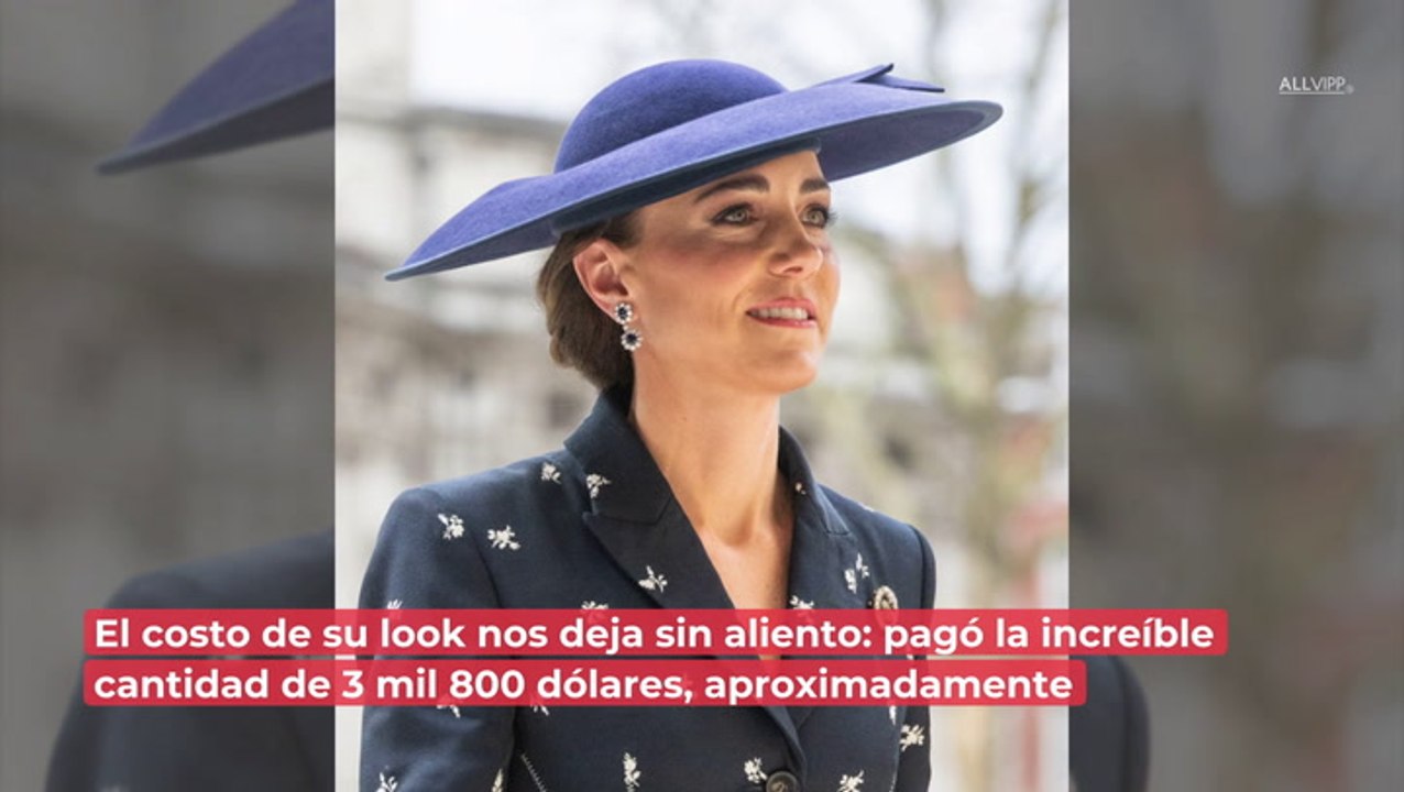 ESTO es lo que costó el atuendo más reciente de la princesa Kate