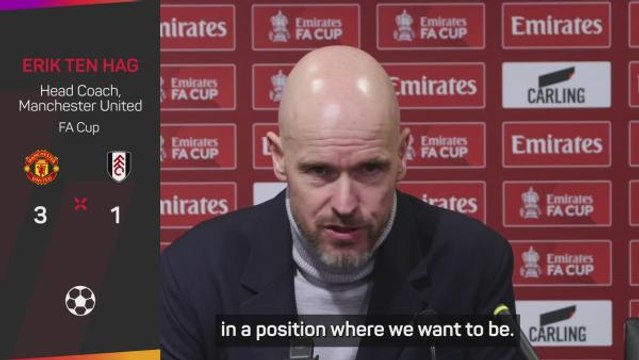 FOOTBALL: FA Cup: Ten Hag says United loves to compete for trophies