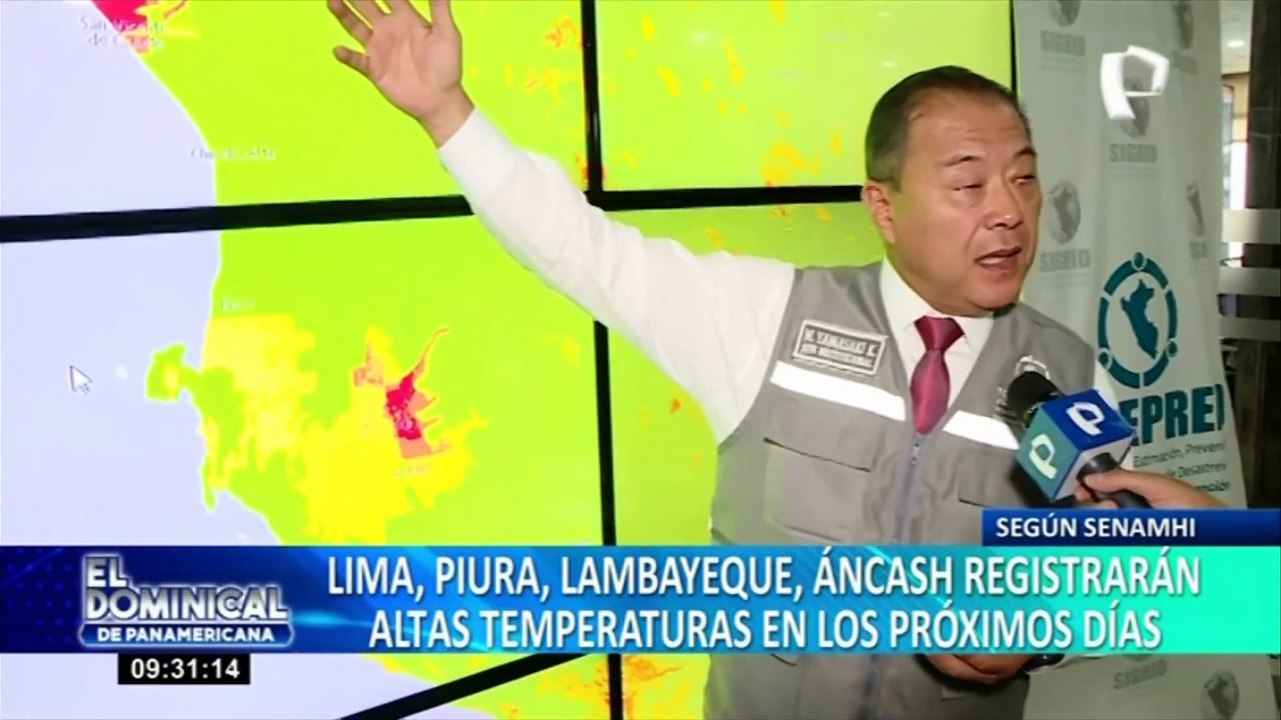 Senamhi: Lima, Piura, Lambayeque y Áncash registrarán altas temperaturas en los próximos días