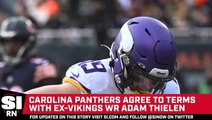 Veteran WR Adam Thielen Signs with Carolina Panthers, per Report
